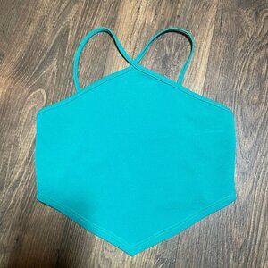 21 saints Teal Woman’s Crop Top - Size Medium